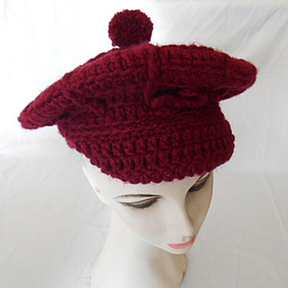 Crochet Newsboy Cap